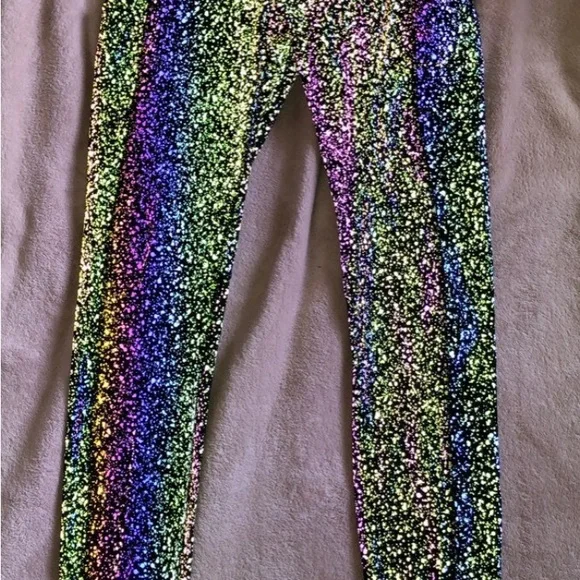 lululemon athletica Multicolor Sequin Leggings - Picture 1 of 5